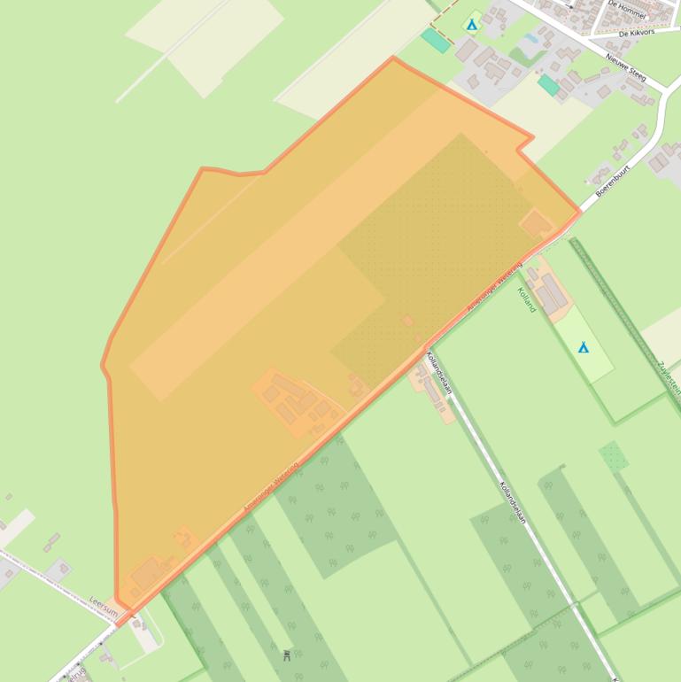 Kaart van postcodegebied 3956MA.