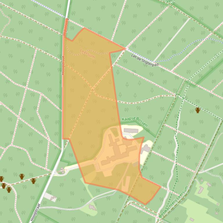 Kaart van postcodegebied 3956NB.