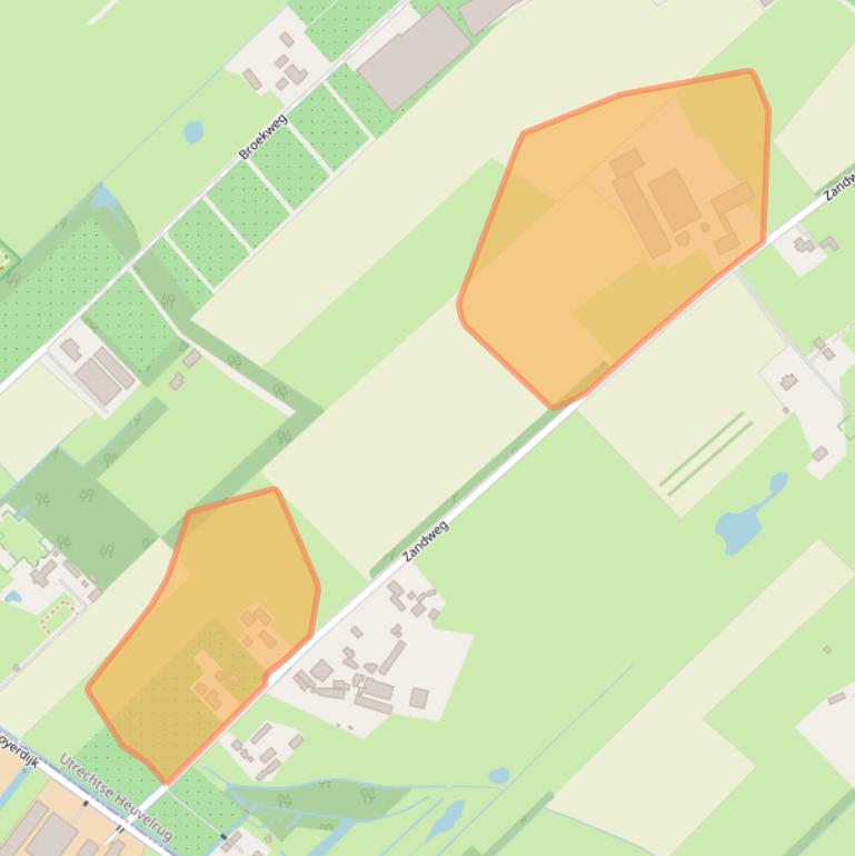 Kaart van postcodegebied 3956NJ.