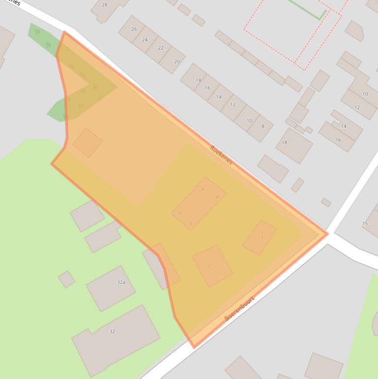 Kaart van postcodegebied 3956PA.