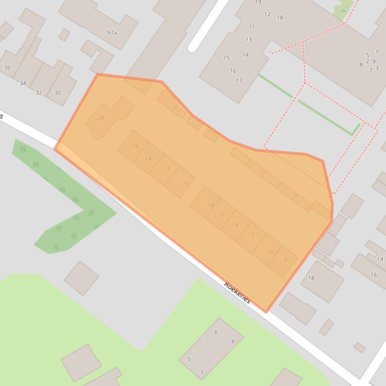 Kaart van postcodegebied 3956RR.