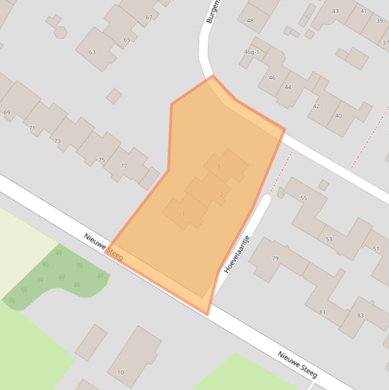 Kaart van postcodegebied 3956RV.