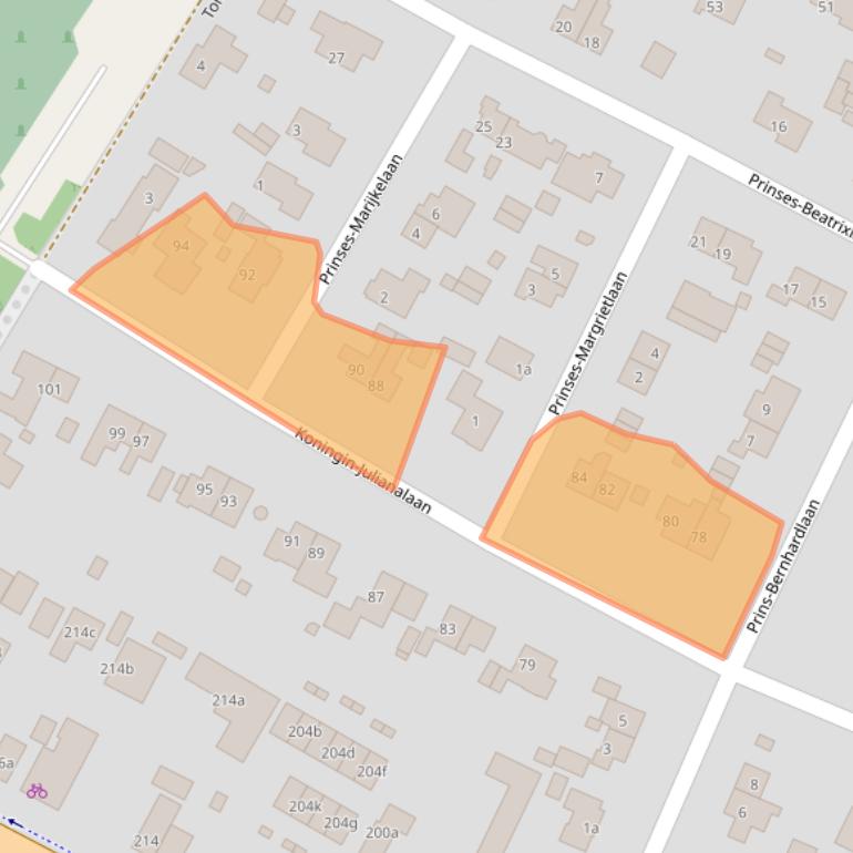 Kaart van postcodegebied 3956XP.