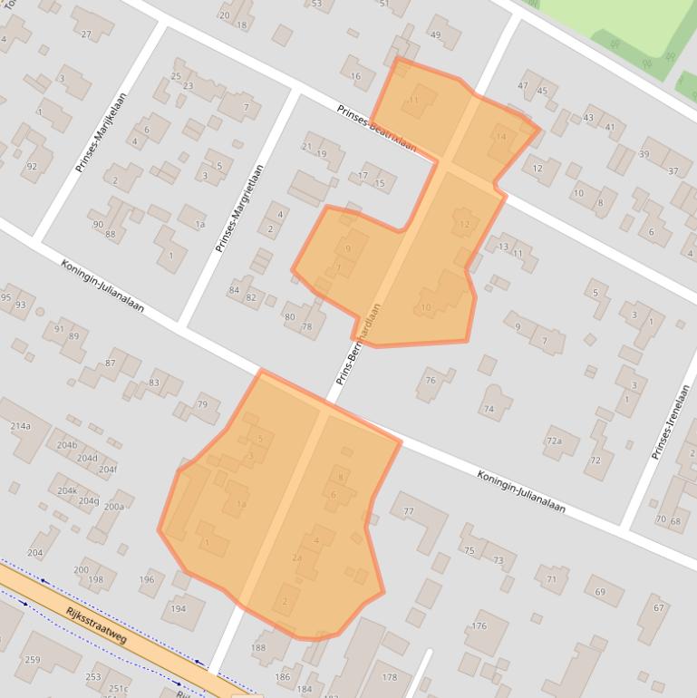 Kaart van postcodegebied 3956XS.