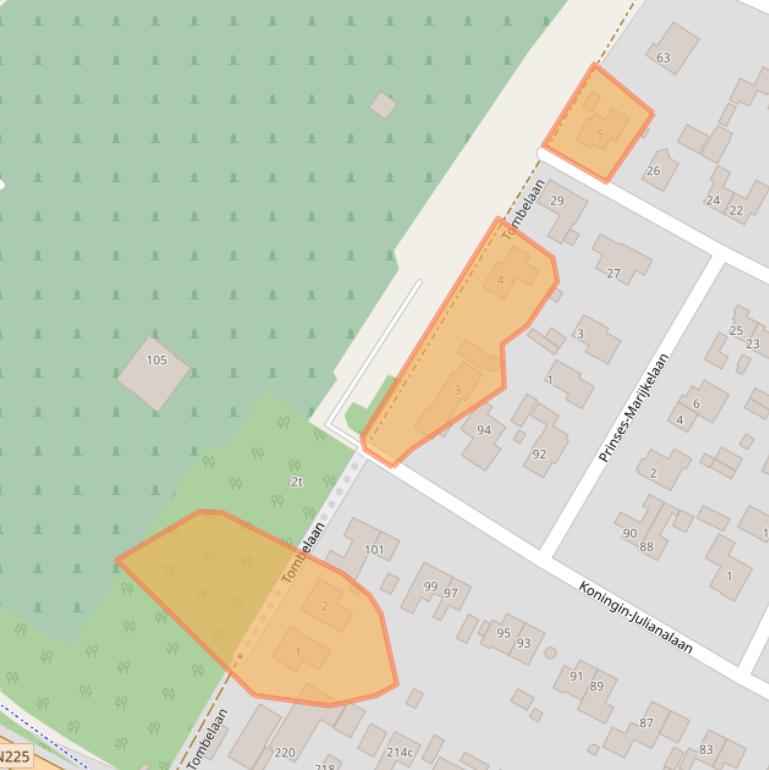 Kaart van postcodegebied 3956XW.