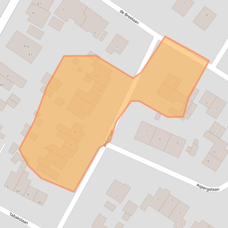 Kaart van postcodegebied 3958ED.