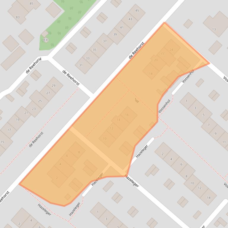 Kaart van postcodegebied 3958EL.