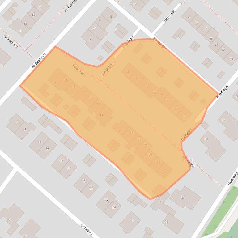Kaart van postcodegebied 3958EM.