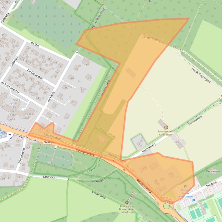 Kaart van postcodegebied 3958ES.