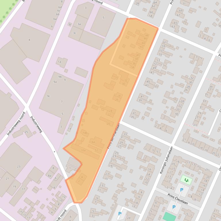 Kaart van postcodegebied 3958VM.