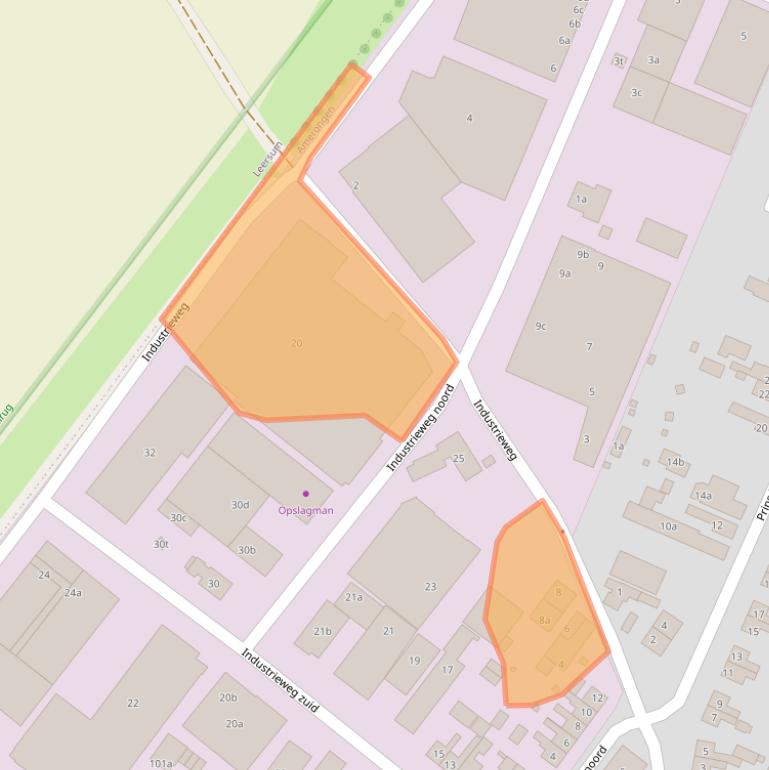 Kaart van postcodegebied 3958VR.