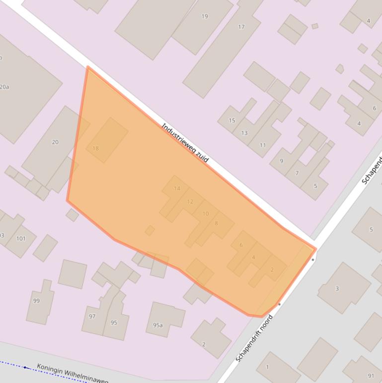 Kaart van postcodegebied 3958VW.