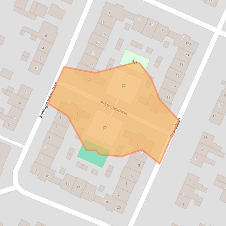 Kaart van postcodegebied 3958XA.