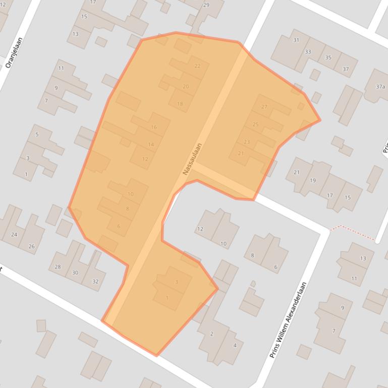 Kaart van postcodegebied 3958XT.