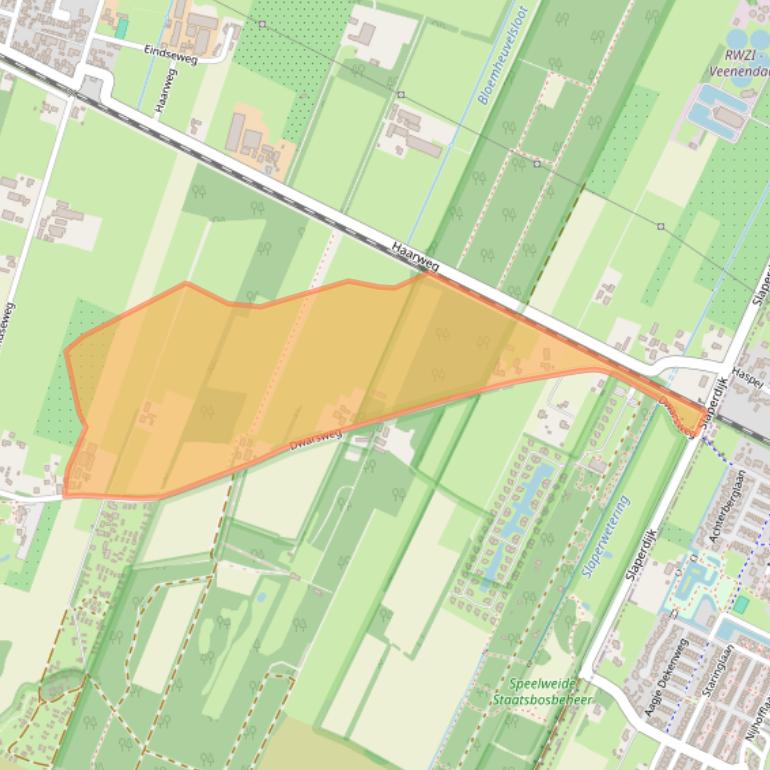 Kaart van postcodegebied 3959AK.
