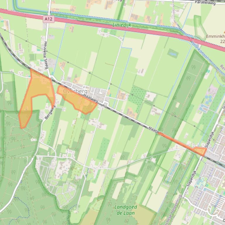 Kaart van postcodegebied 3959AR.