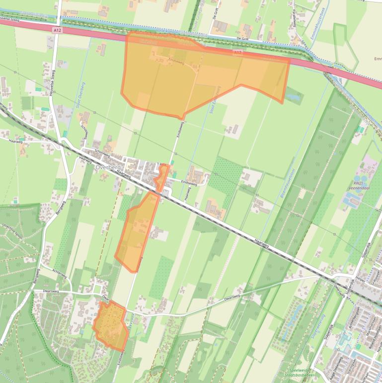 Kaart van postcodegebied 3959AV.