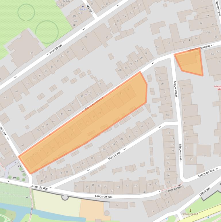 Kaart van postcodegebied 3961AG.