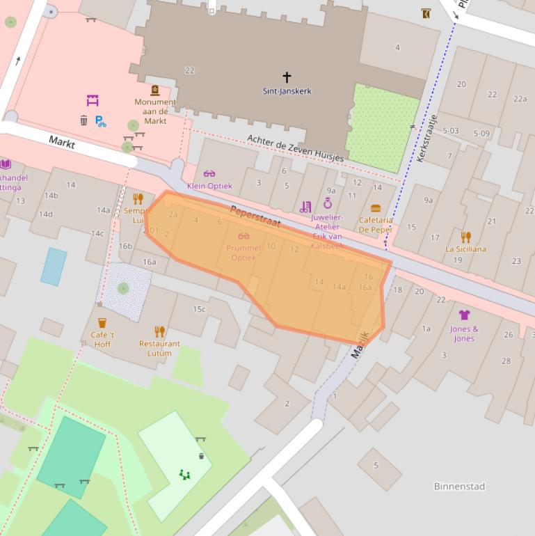 Kaart van postcodegebied 3961AS.