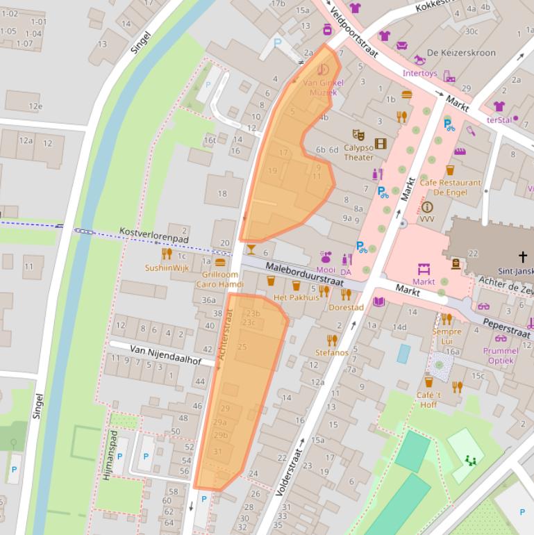 Kaart van postcodegebied 3961BG.