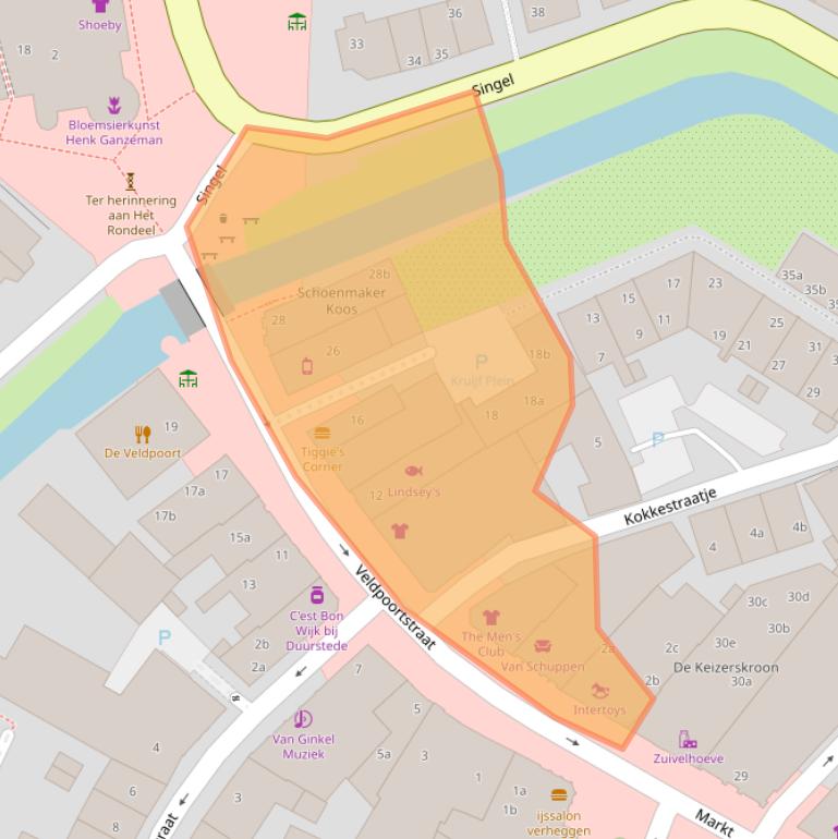 Kaart van postcodegebied 3961BL.