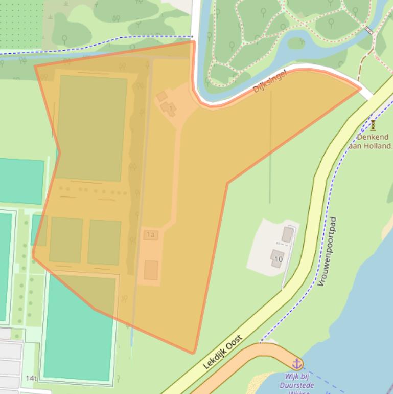 Kaart van postcodegebied 3961CC.