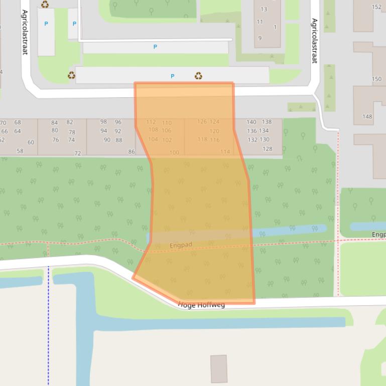 Kaart van postcodegebied 3961DE.