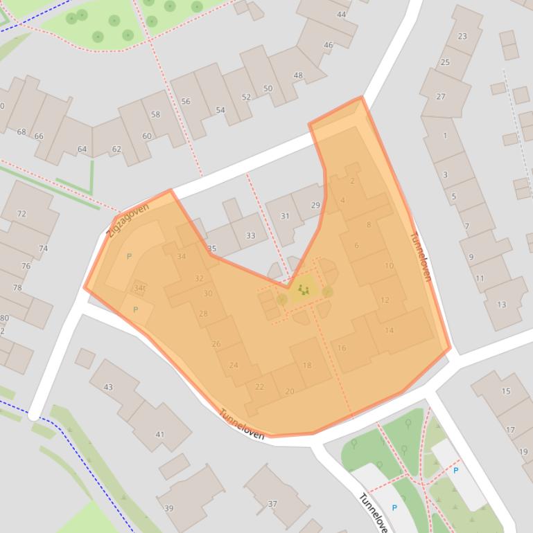 Kaart van postcodegebied 3961ER.