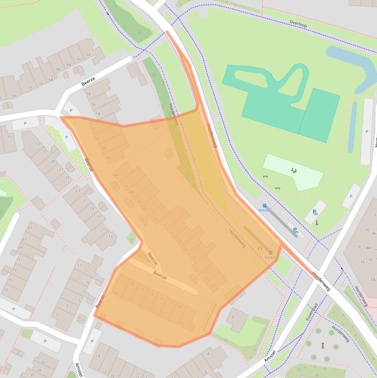 Kaart van postcodegebied 3961HC.