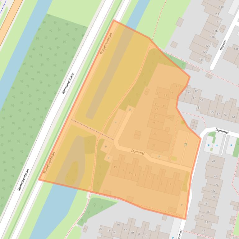 Kaart van postcodegebied 3961HR.