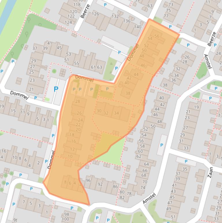 Kaart van postcodegebied 3961HT.