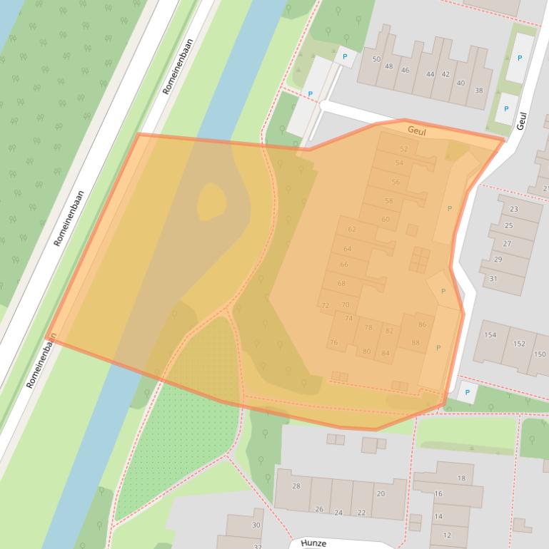 Kaart van postcodegebied 3961HZ.