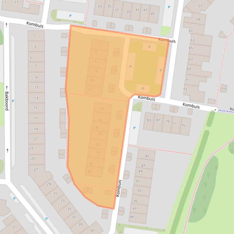 Kaart van postcodegebied 3961JN.