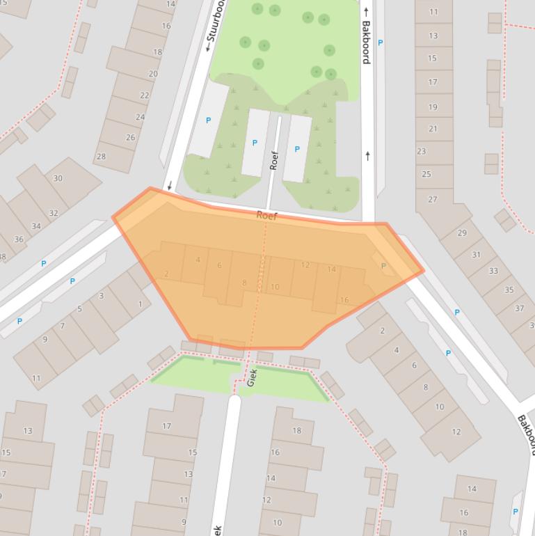 Kaart van postcodegebied 3961JX.