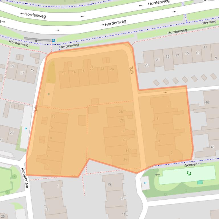 Kaart van postcodegebied 3961KX.