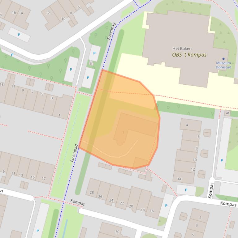 Kaart van postcodegebied 3961MH.