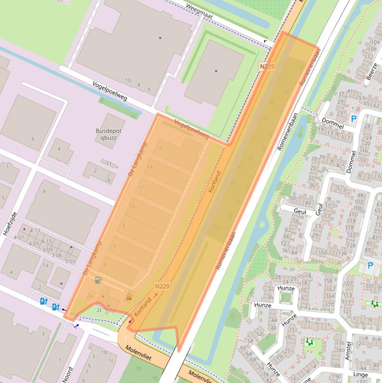 Kaart van postcodegebied 3961MS.