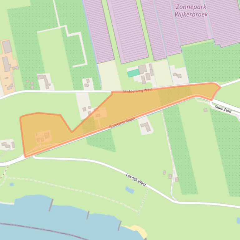 Kaart van postcodegebied 3961NE.