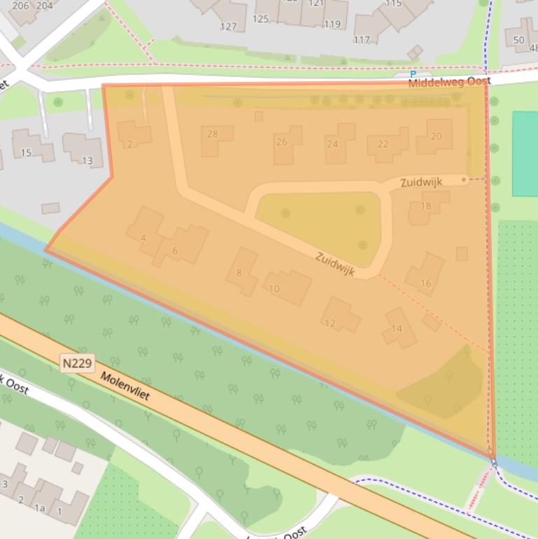 Kaart van postcodegebied 3961NK.