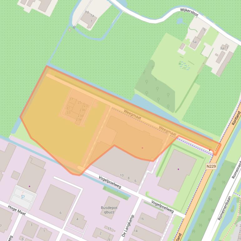 Kaart van postcodegebied 3961NN.