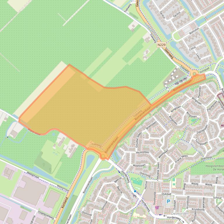 Kaart van postcodegebied 3961NR.