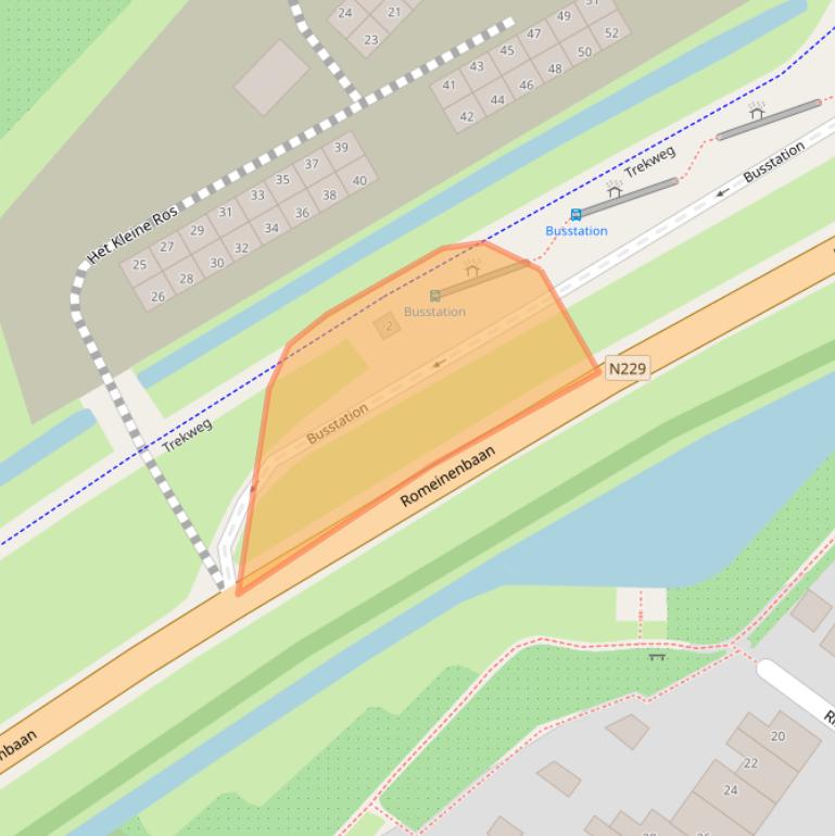 Kaart van postcodegebied 3961NZ.