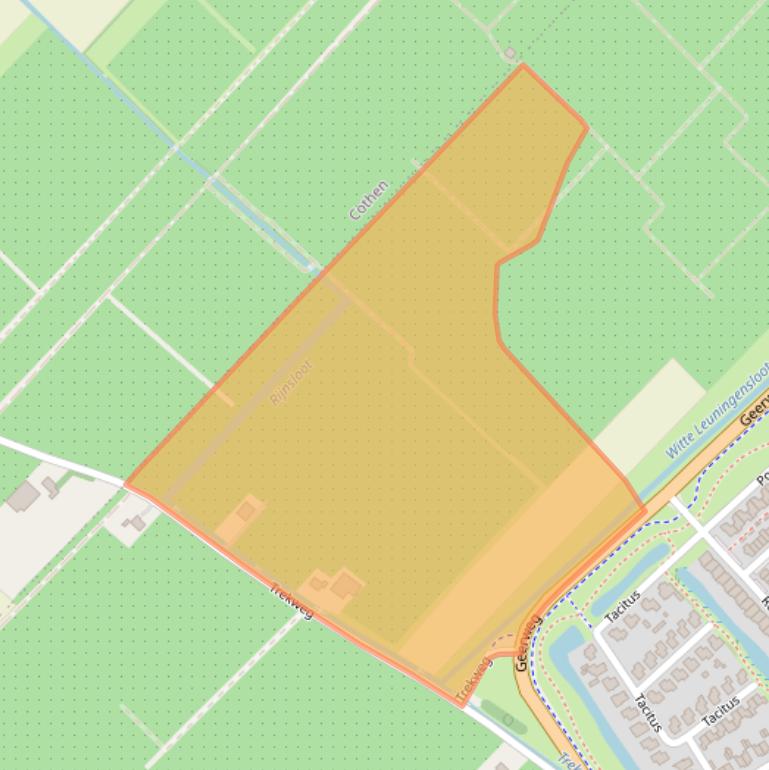 Kaart van postcodegebied 3961RA.