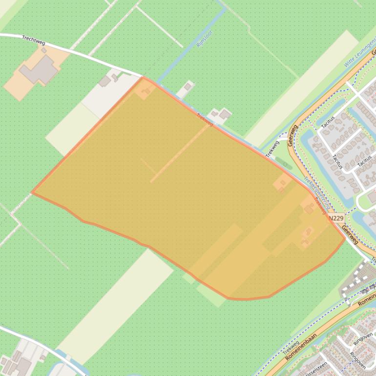 Kaart van postcodegebied 3961RB.