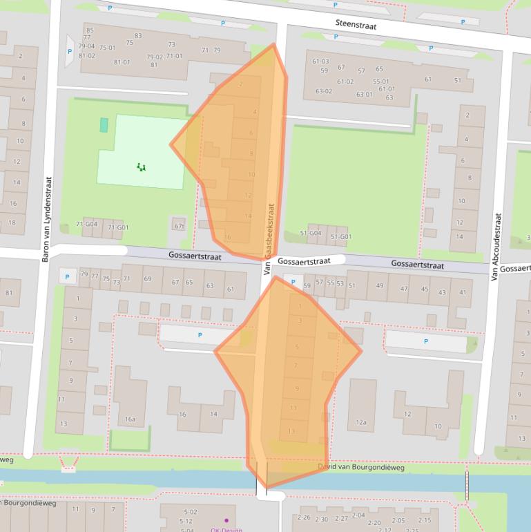 Kaart van postcodegebied 3961VS.