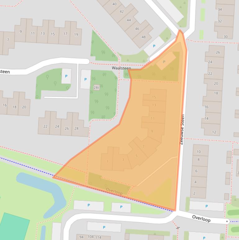 Kaart van postcodegebied 3961XL.