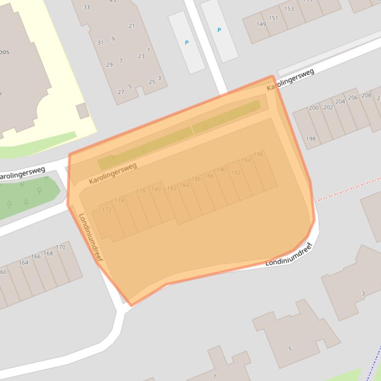 Kaart van postcodegebied 3962AN.