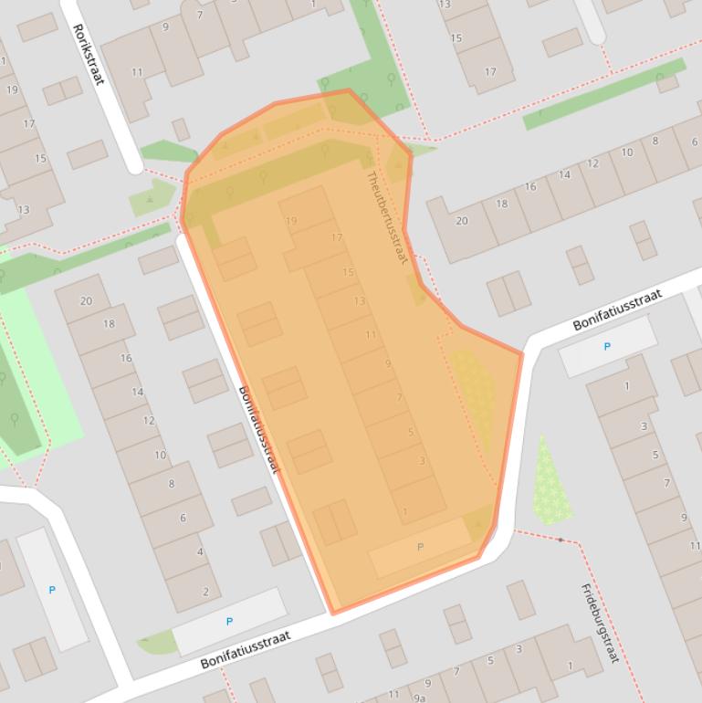 Kaart van postcodegebied 3962DH.