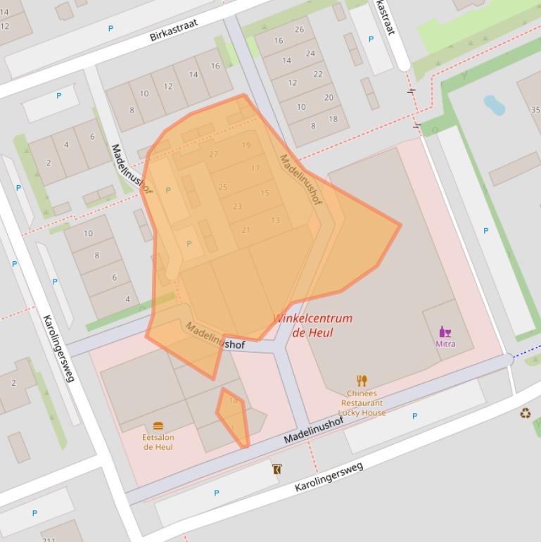 Kaart van postcodegebied 3962DN.