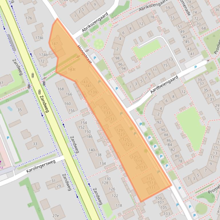 Kaart van postcodegebied 3962ER.